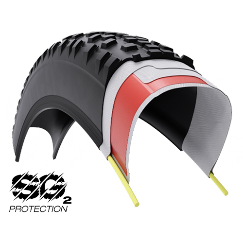 Pneu WTB VULPINE TCS LIGHT FAST ROLLING DUAL DNA SG2 120tpi 700x36c Tubeless Ready Noir