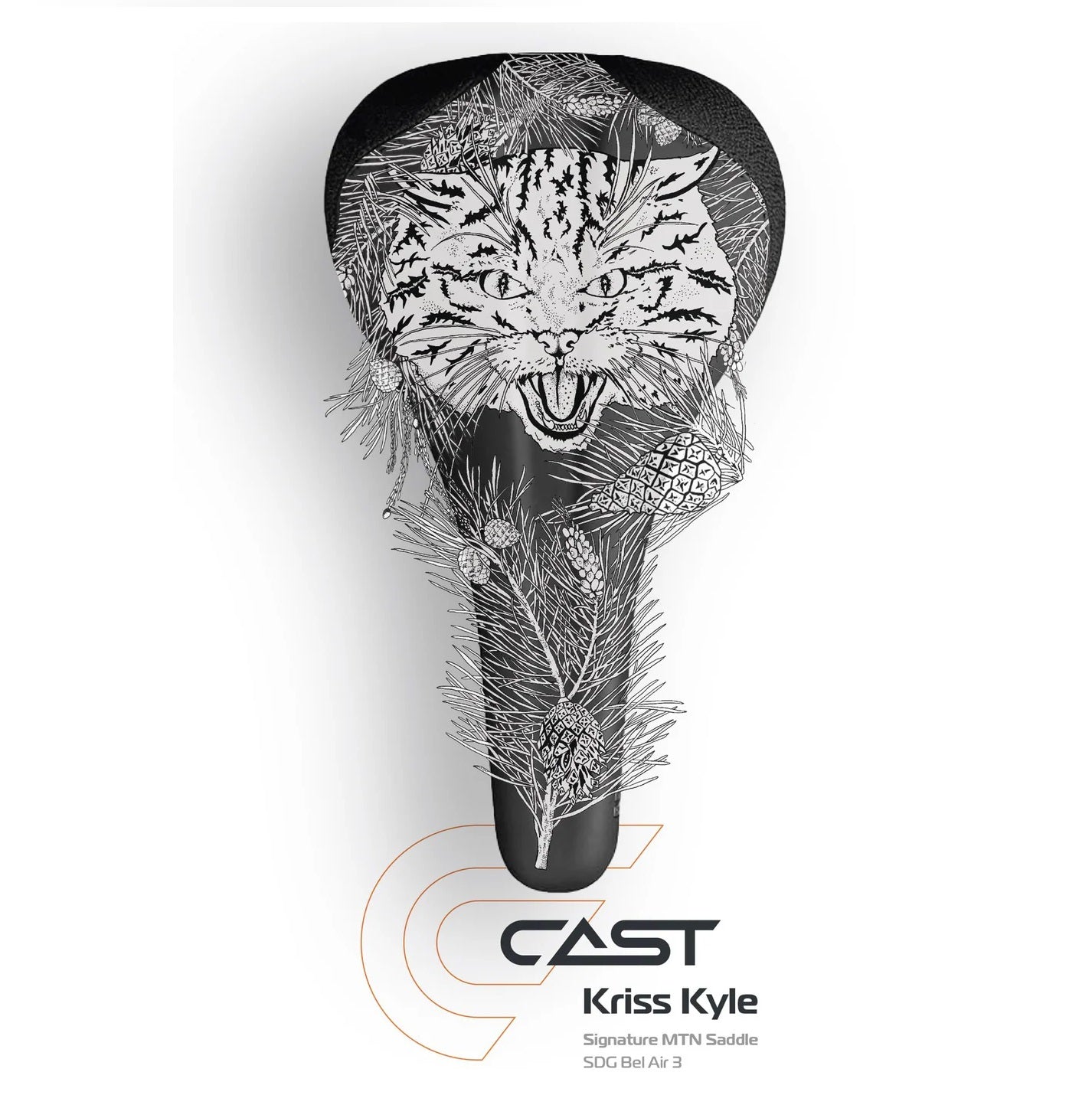 Selle SDG CAST SCOTTISH WILDCAT Kriss Kyle Signature Rails Lux Alloy