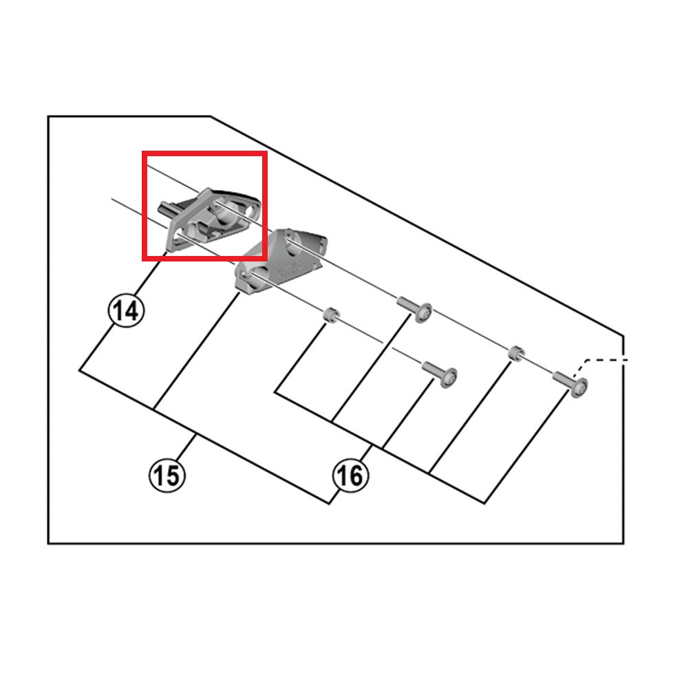 Membrane Corps de Levier Gauche SHIMANO ST-R9120/R8025/R7020/R7025