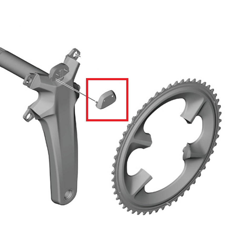 Cache SHIMANO pour Capteur de Puissance FC-R9200P