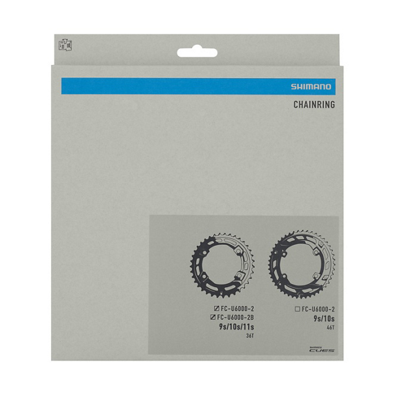 Plateau Extérieur 9/10/11V SHIMANO CUES FC-U6000-2/FC-U6000-2B PCD 96mm