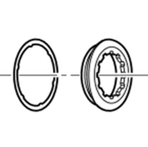 Écrou de blocage et Rondelle de Cassette SHIMANO CS-9000