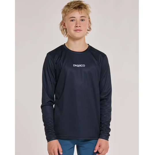 Maillot DHARCO GRAVITY THE DARKNESS Manches Longues Junior Noir