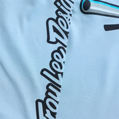 Maillot TROY LEE DESIGNS RUCKUS RIDE CARBS Junior Manches Longues Bleu