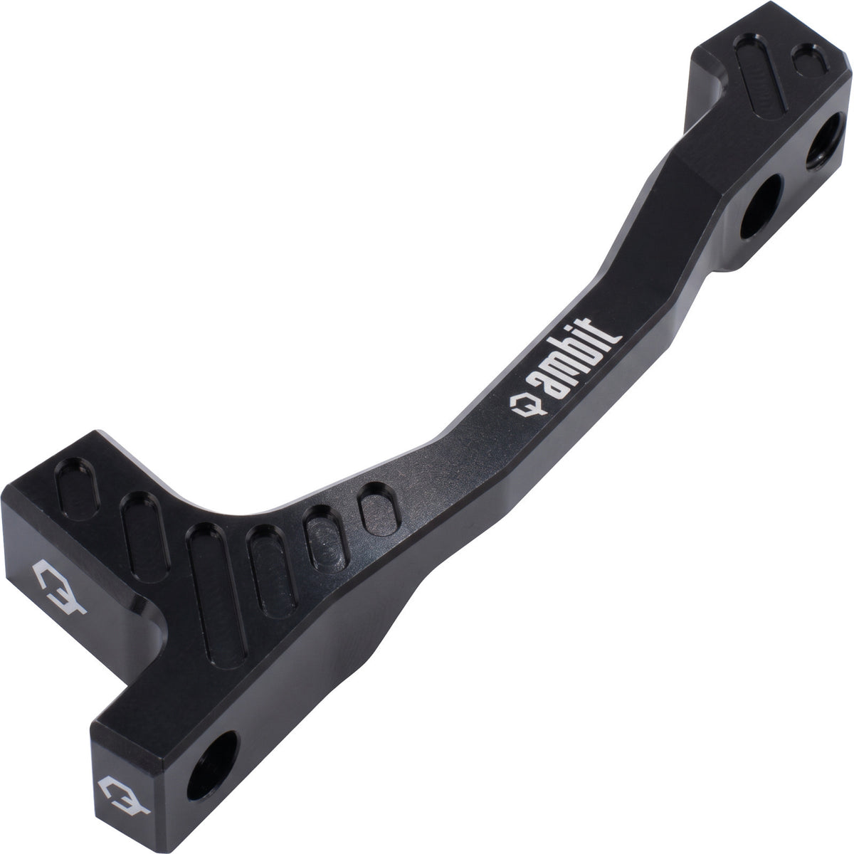 Adaptateur Etrier Avant / Arrière PM/PM AMBIT +20mm (180-200mm) Noir