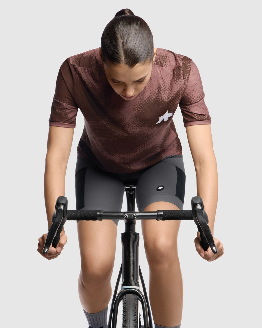 Maillot ASSOS TACTICA T5 MUD FLAGE Manches Courtes Marron