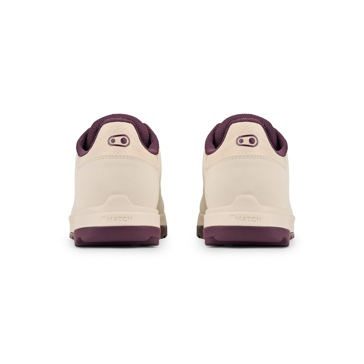 Chaussures VTT CRANKBROTHERS MALLET TRAIL LACE CLIP Blanc/Purple — vue arrière