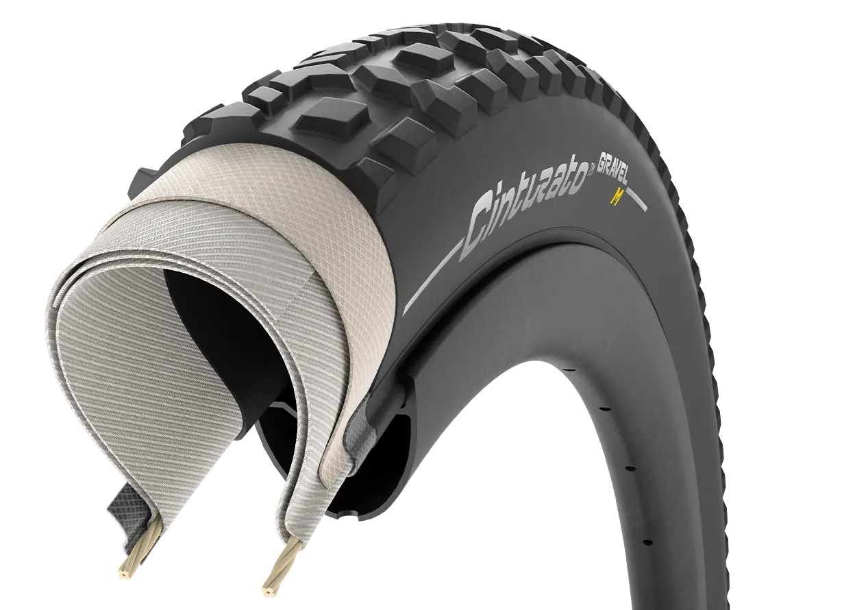 Pneu PIRELLI CINTURATO GRAVEL M 700x50c Tubeless Ready Classic Beige