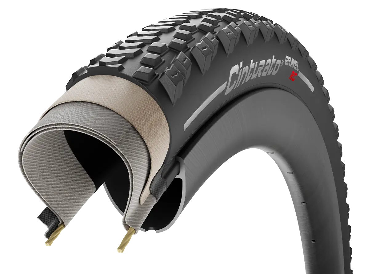 Pneu PIRELLI CINTURATO GRAVEL RC 700x45c Tubeless Ready Classic Beige