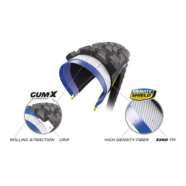 Pneu MICHELIN FORCE AM2 Competition Line 29x2.60 Tubeless Ready Souple