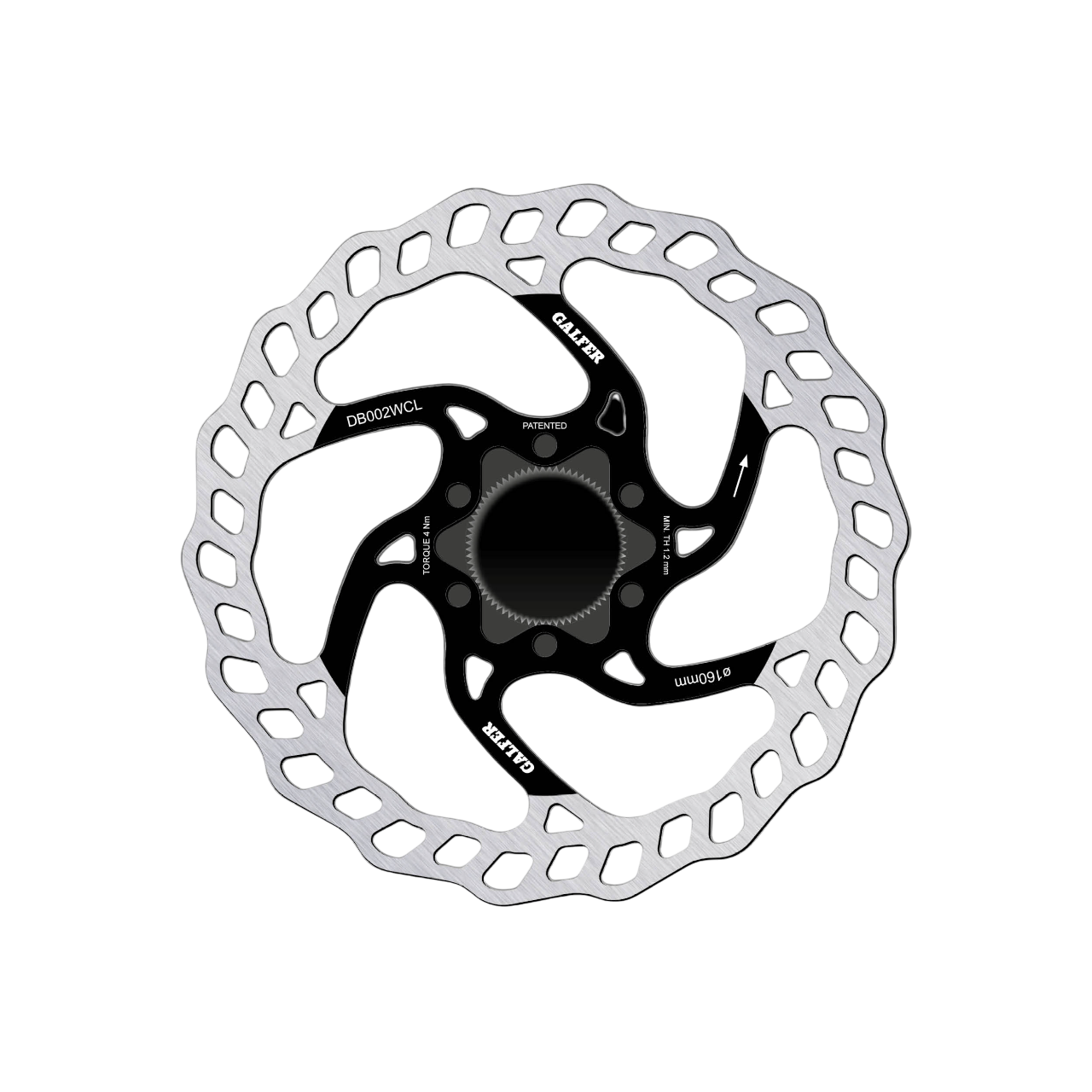 Disque GALFER SHARK 1.8mm CENTER LOCK