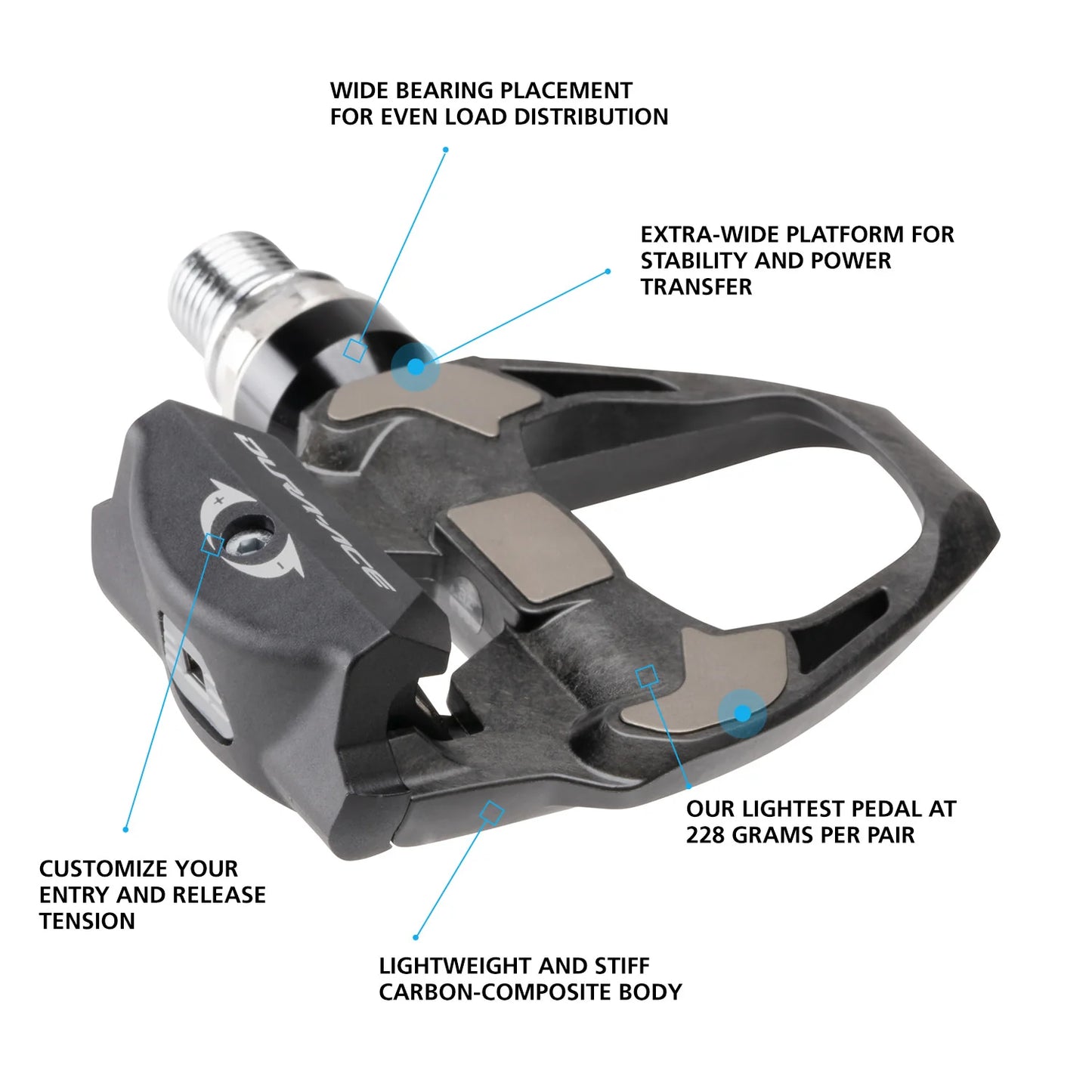 Pédales SHIMANO DURA-ACE R9100