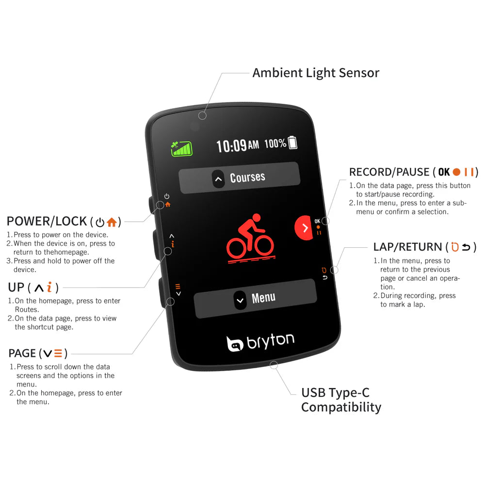 GPS BRYTON RIDER 550 E