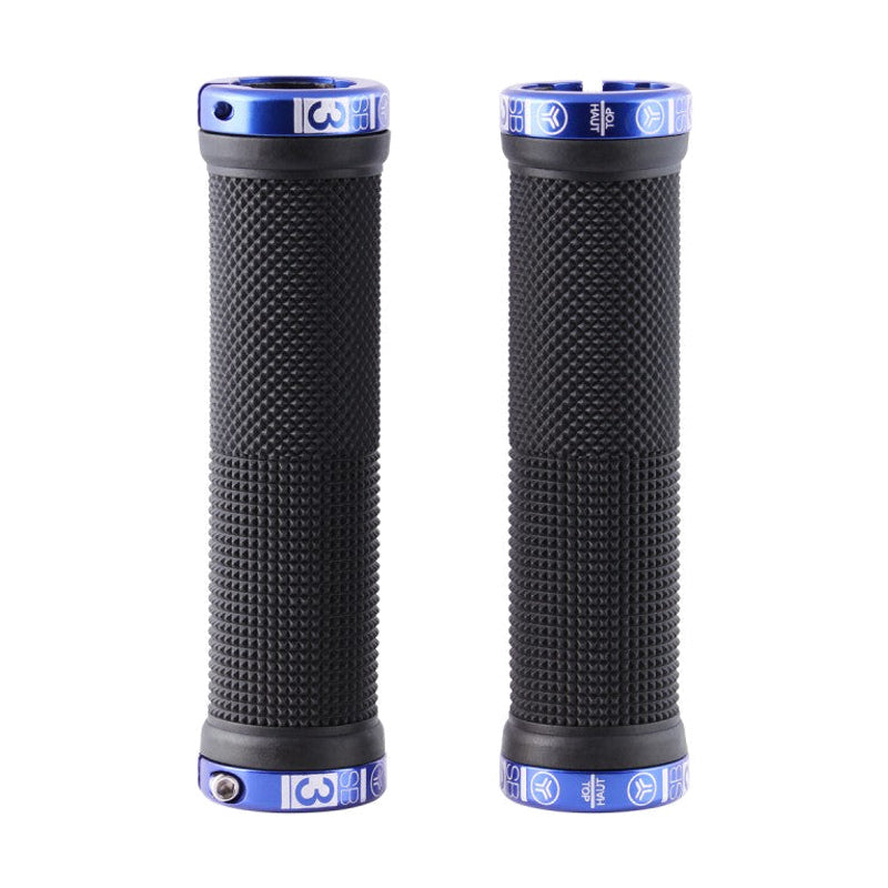 Grips SB3 KHEOPS Lock-On 129 mm Noir/Bleu