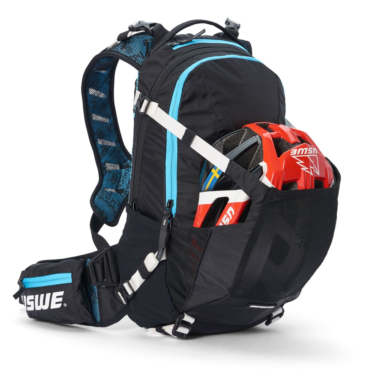 Sac à Dos avec Dorsale Intégrée USWE FLOW 16 L Noir/Bleu