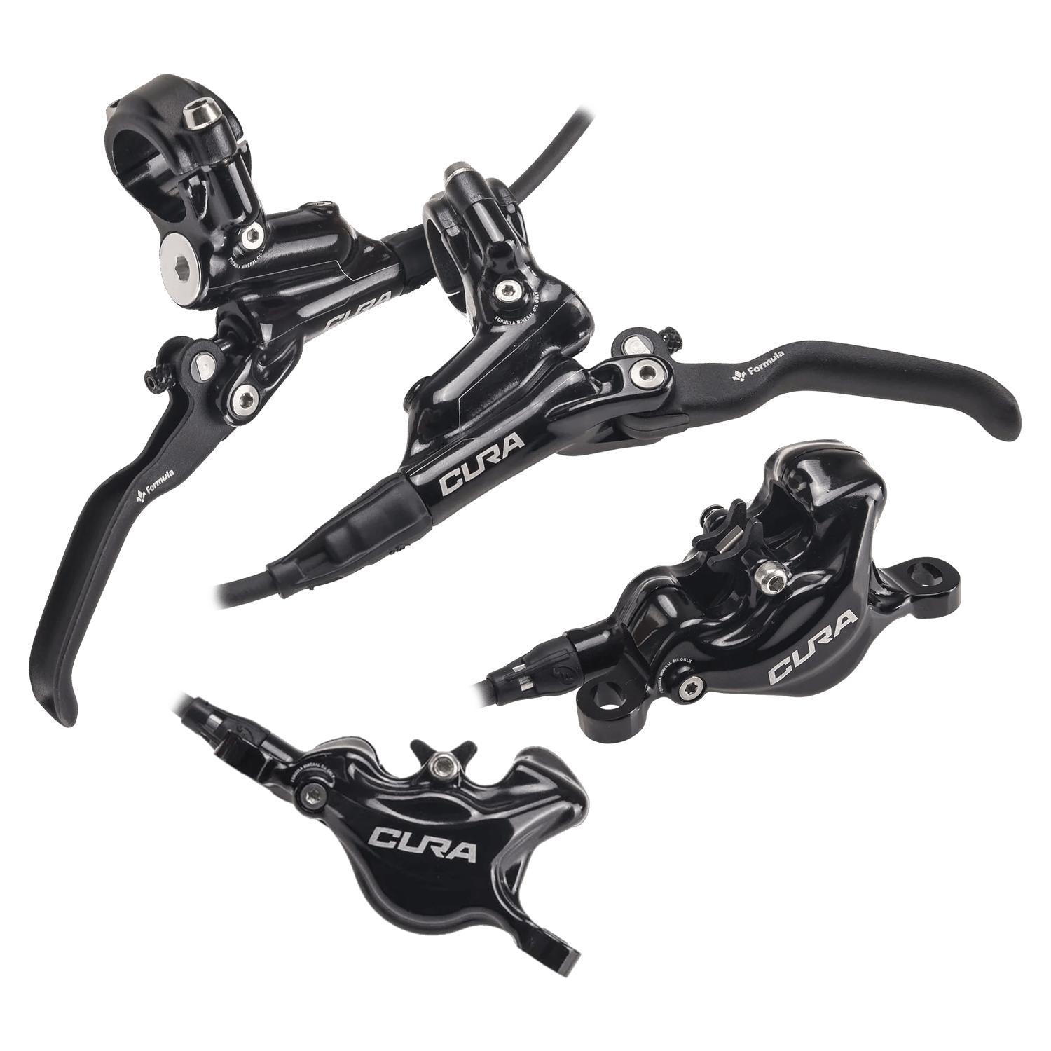 Formula Cura X-Black Freins à disque avant ou arrière Unisexe Adulte 1750 mm Formula Cura X-Black Freins à disque avant ou arrière Unisexe Adulte 1750 mm