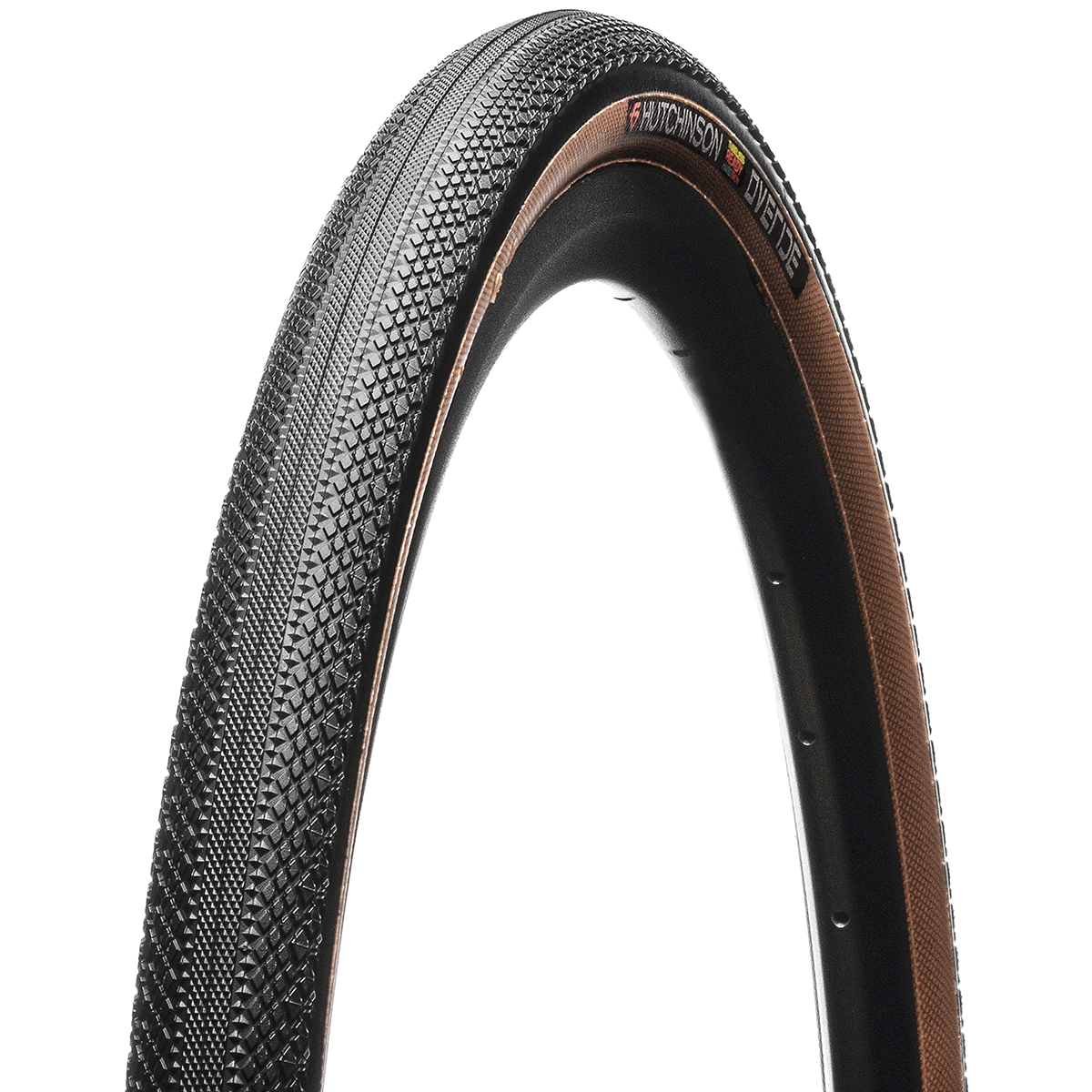 Pneu HUTCHINSON OVERIDE 700x40c Hardskin Tubeless Ready Noir/Beige