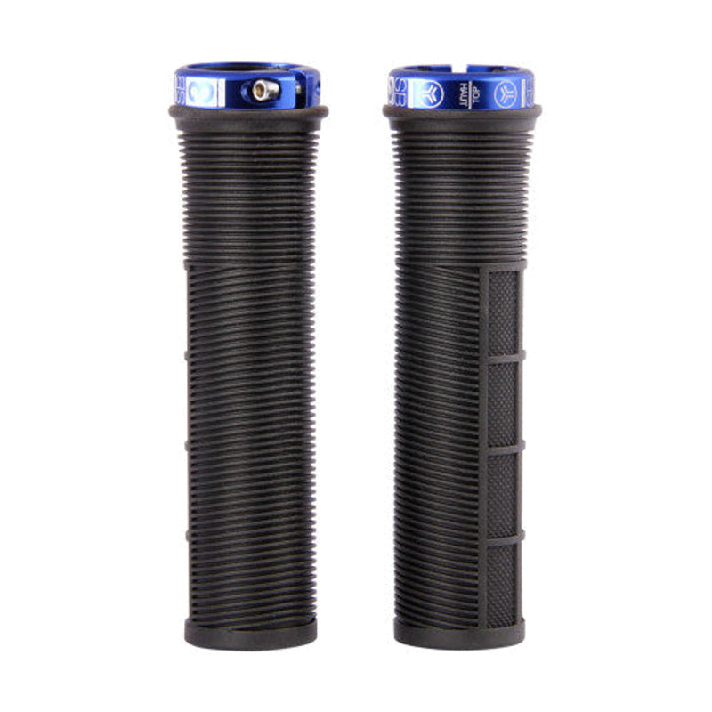 Grips SB3 RACE EN Lock-On 130 mm Noir/Bleu