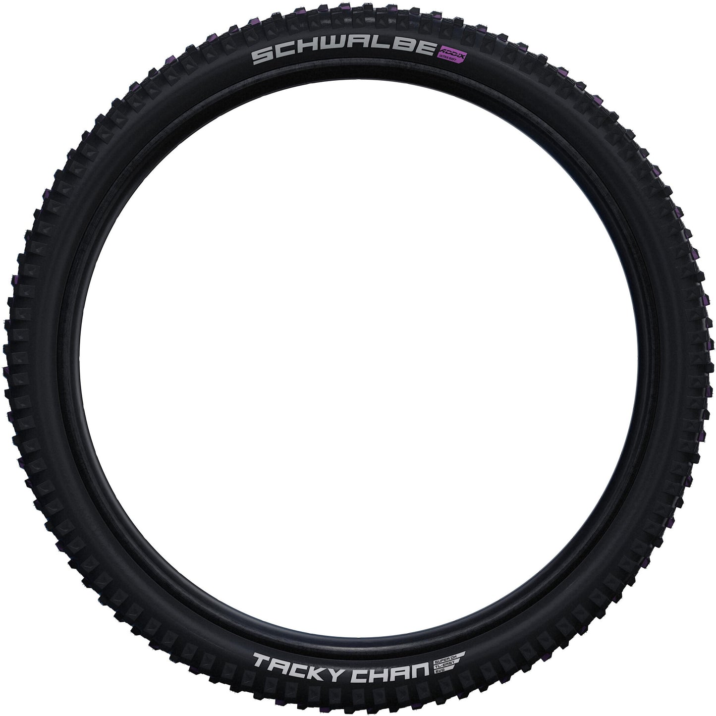 Pneu SCHWALBE TACKY CHAN 29x2.40 ADDIX ULTRASOFT SUPERDOWNHILL Tubeless Ready Souple Noir