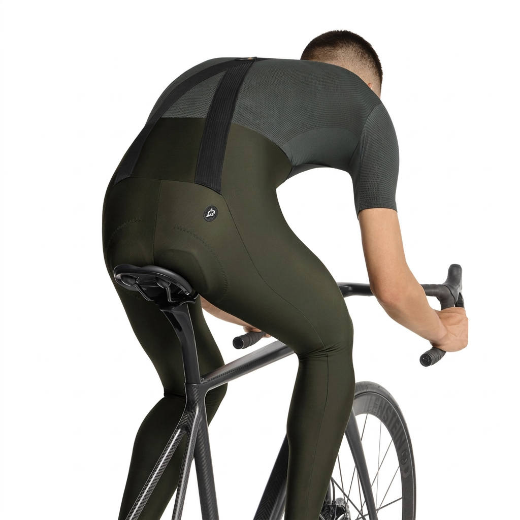 Cuissard Long à Bretelles ASSOS MILLE GT SPRING FALL S11 Deep Green