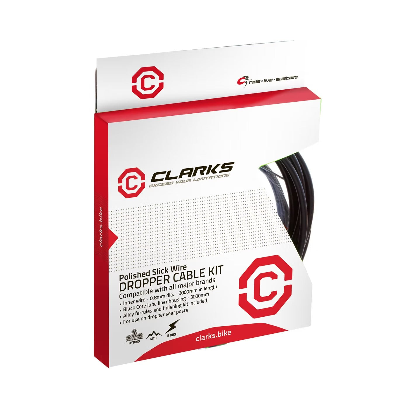 Kit de Câble et Gaine pour Tige de Selle Télescopique CLARKS