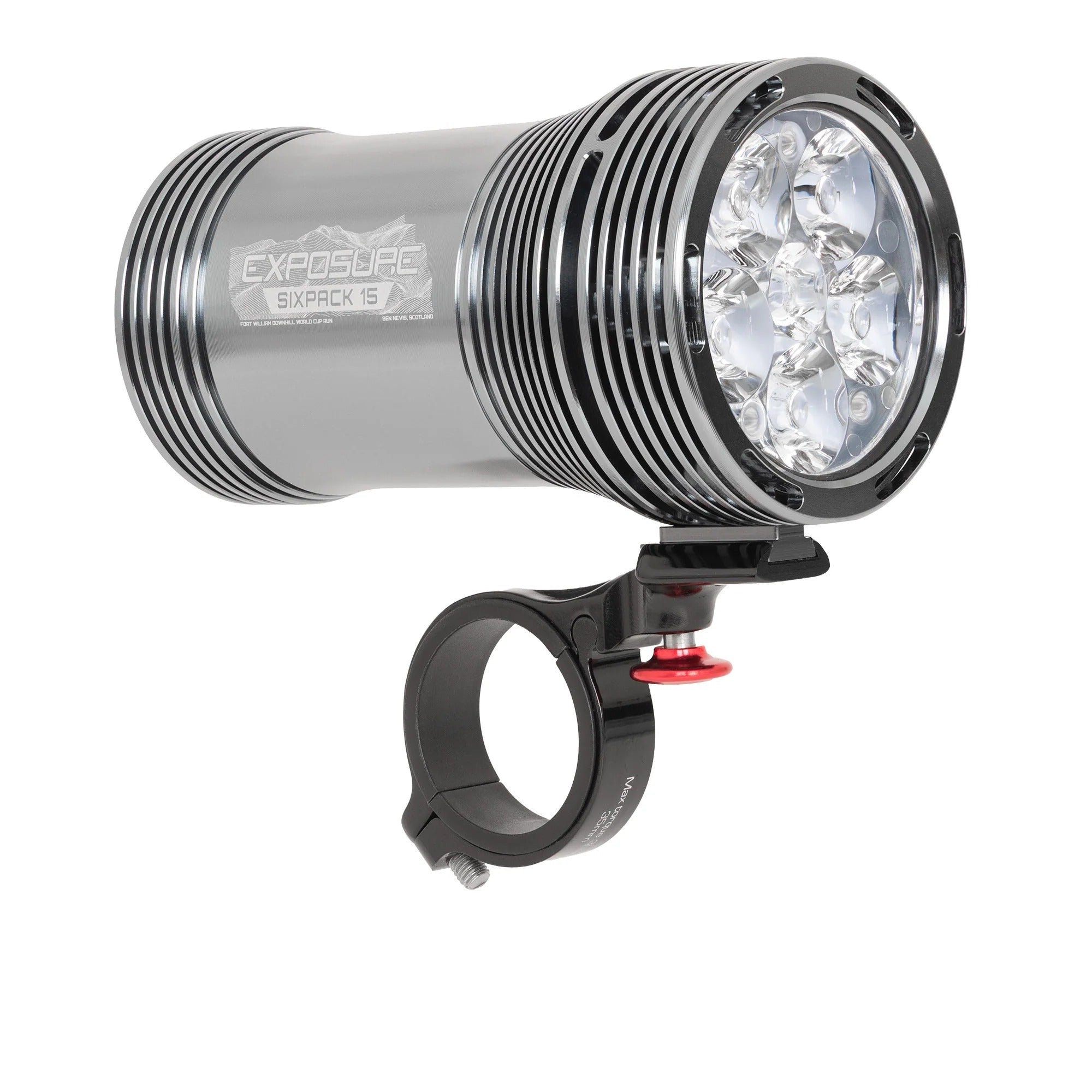Pack De 6 Feux Avant Pour Vélo Exposure Mk15 - Technologie REFLEX - Neuf, Gris - Parfait Pour La Visibilité Nocturne