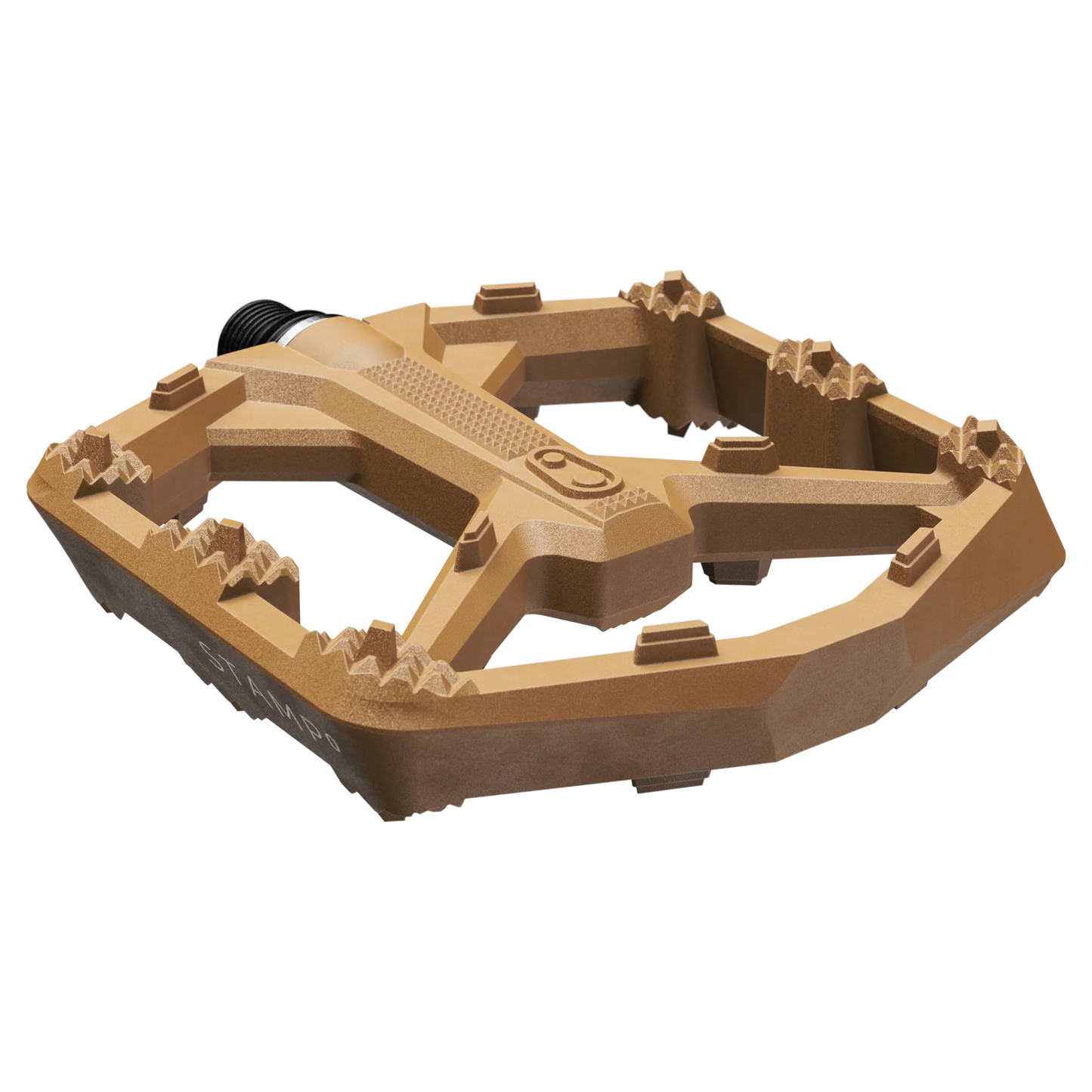 Pédales Plates CRANKBROTHERS STAMP 0 Large Marron