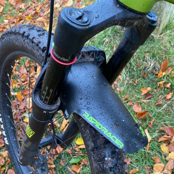 Garde-boue RRP EnduroGuard Standard (fourche 80 à 120mm) Noir/Vert fluo