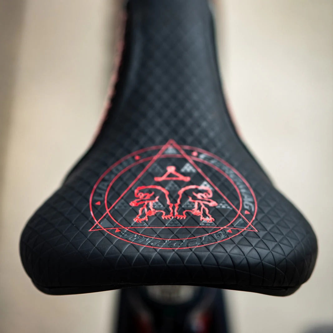 Selle CHROMAG OVERTURE Rails CrMo Noir/Rouge