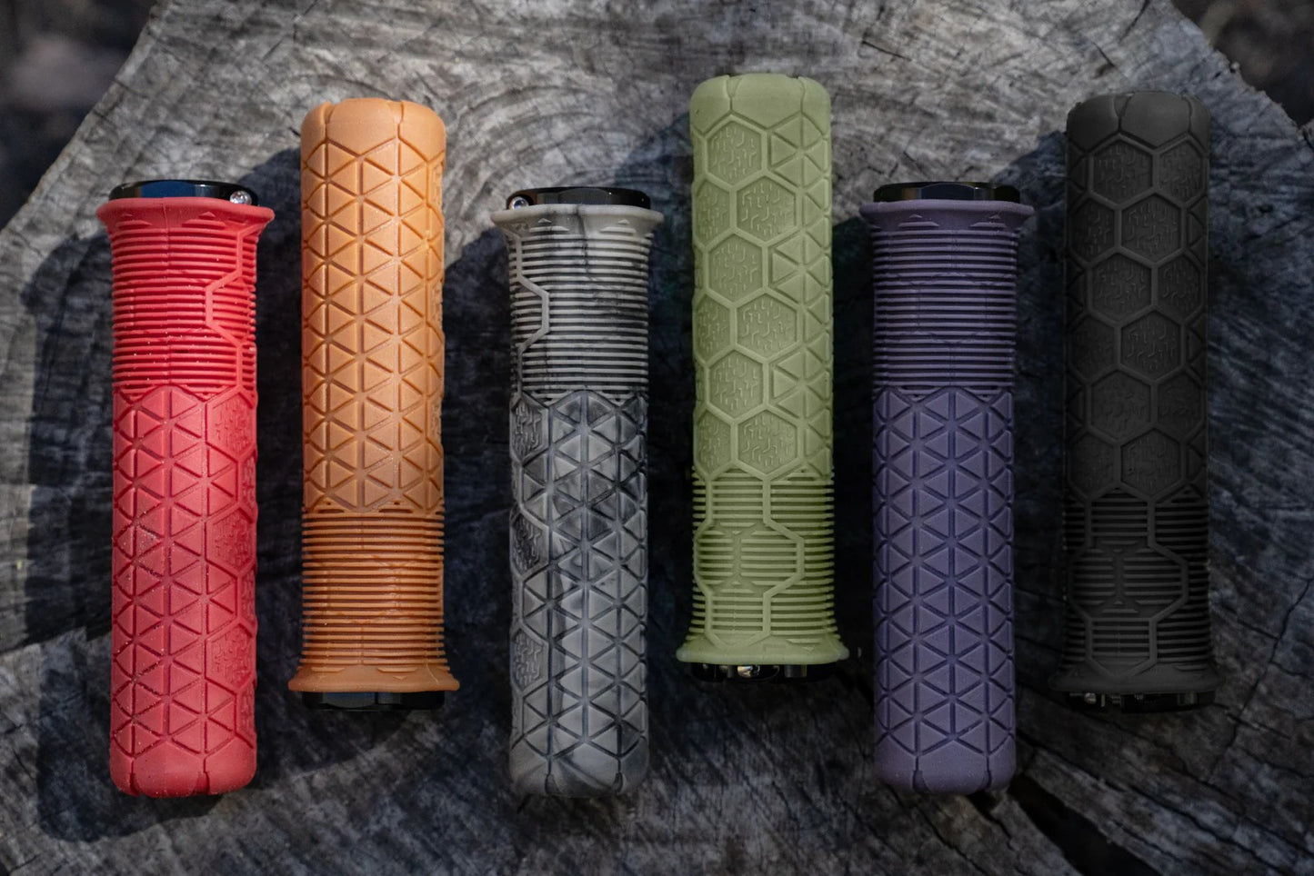 Grips ENVE FRACTAL Lock-On Trail Rouge