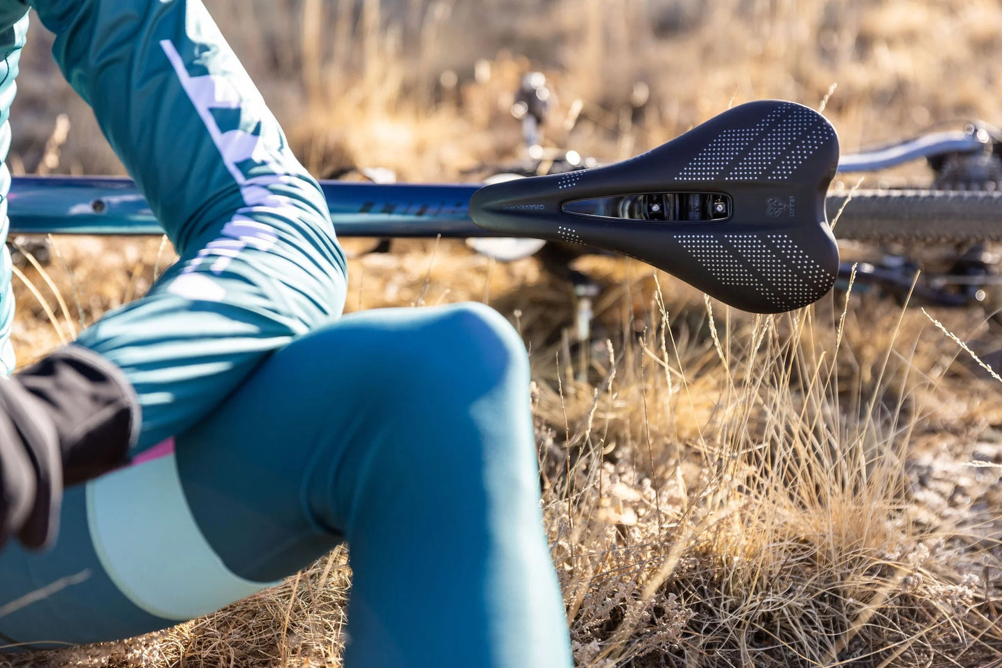 Selle WTB GRAVELIER Medium 140mm Rails Titane Noir