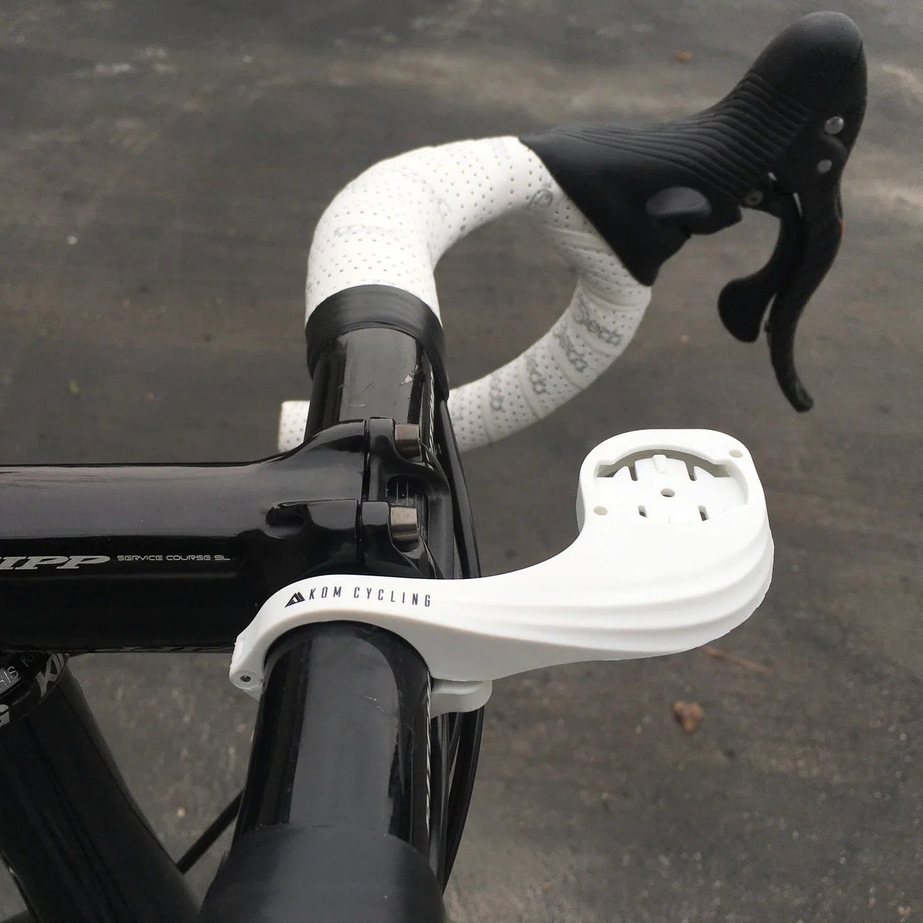 Support de Cintre pour GPS WAHOO KOM CYCLING Blanc