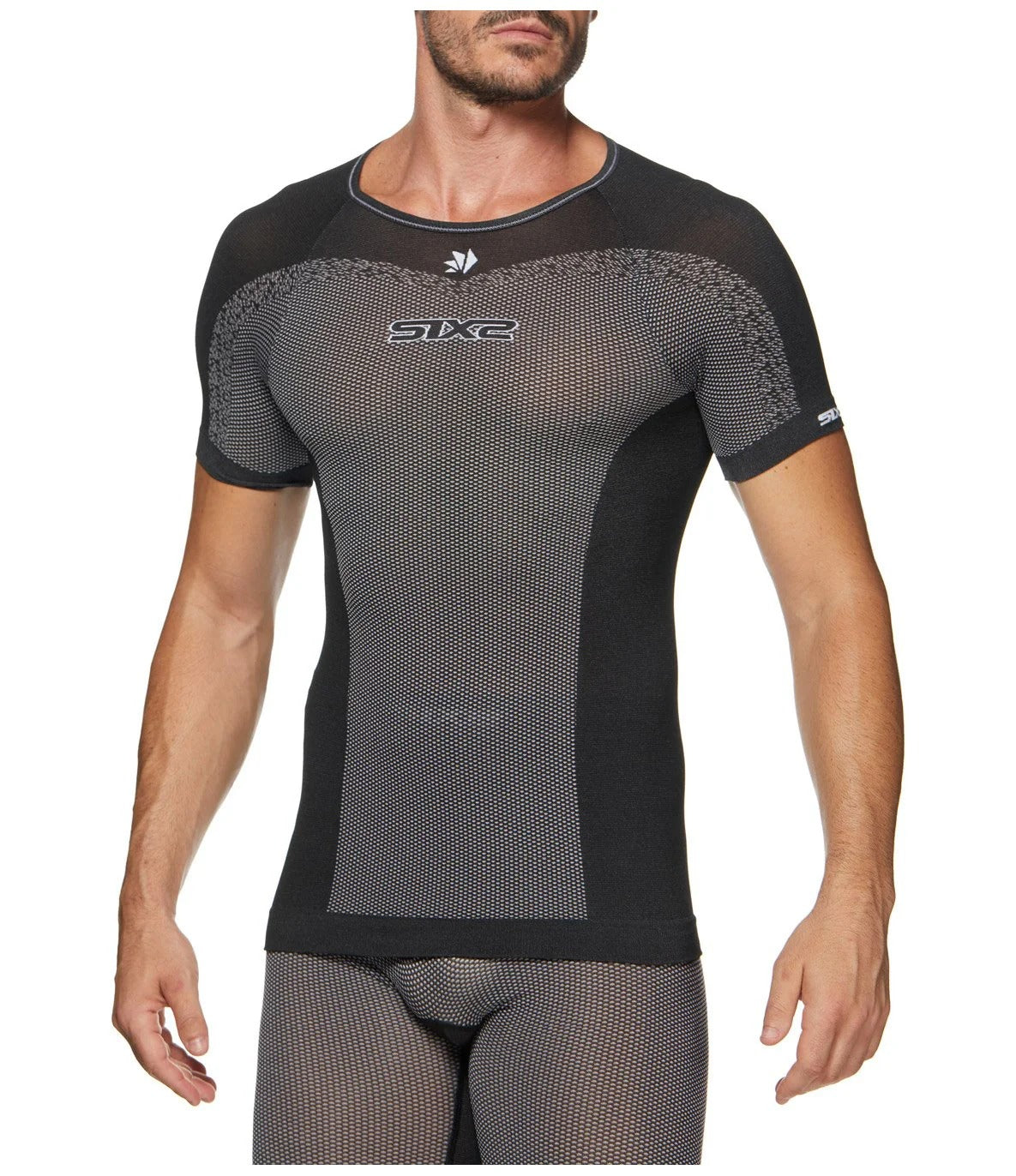 Sous-Vêtement SIXS TS1L BT Manches Courtes Noir Carbon
