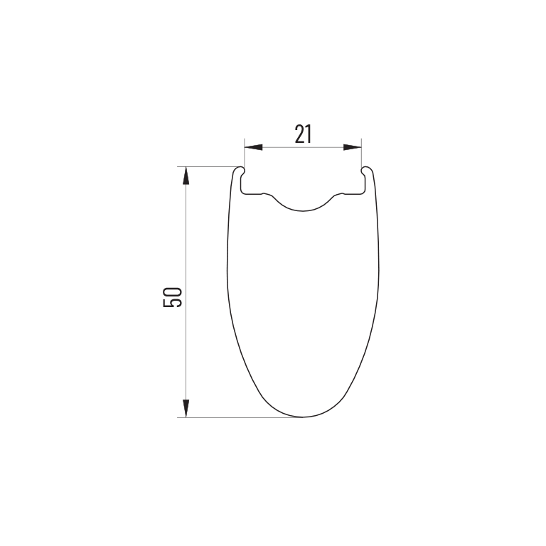 Paire de Roues MICHE KLEOS RD 50 DISC Tubeless Ready (Center Lock)