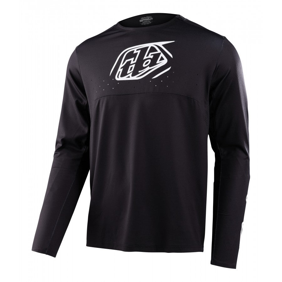 Maillot TROY LEE DESIGNS SPRINT ICON Manches Longues Noir