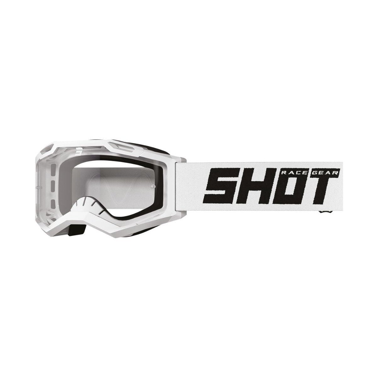 Masque Shot Rocket Kid 2.0 Blanc Brillant