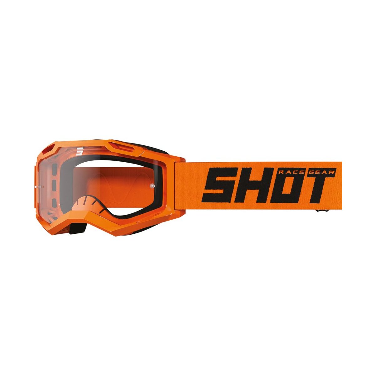 Masque Shot Rocket Kid 2.0 Solid Neon Orange Glossy