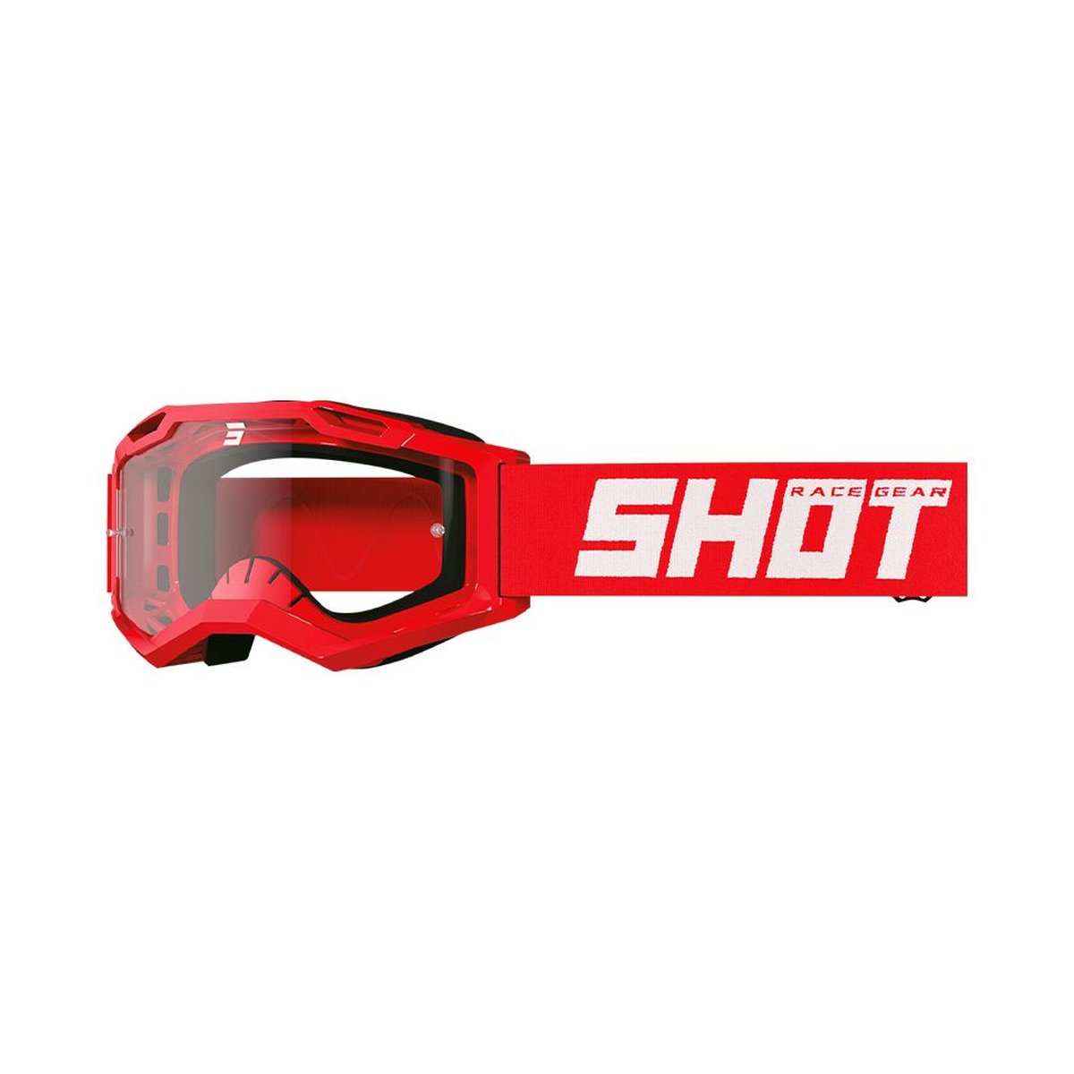 Masque Shot Rocket Kid 2.0 Solid Red Glossy