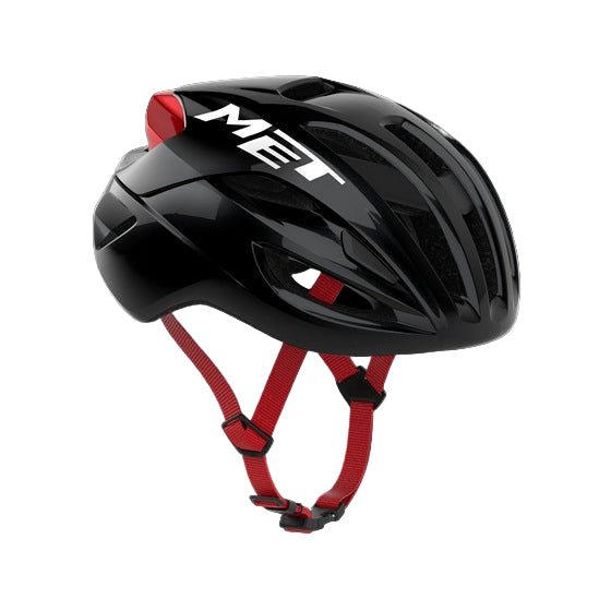 Casque Route MET RIVALE MIPS Noir/Rouge