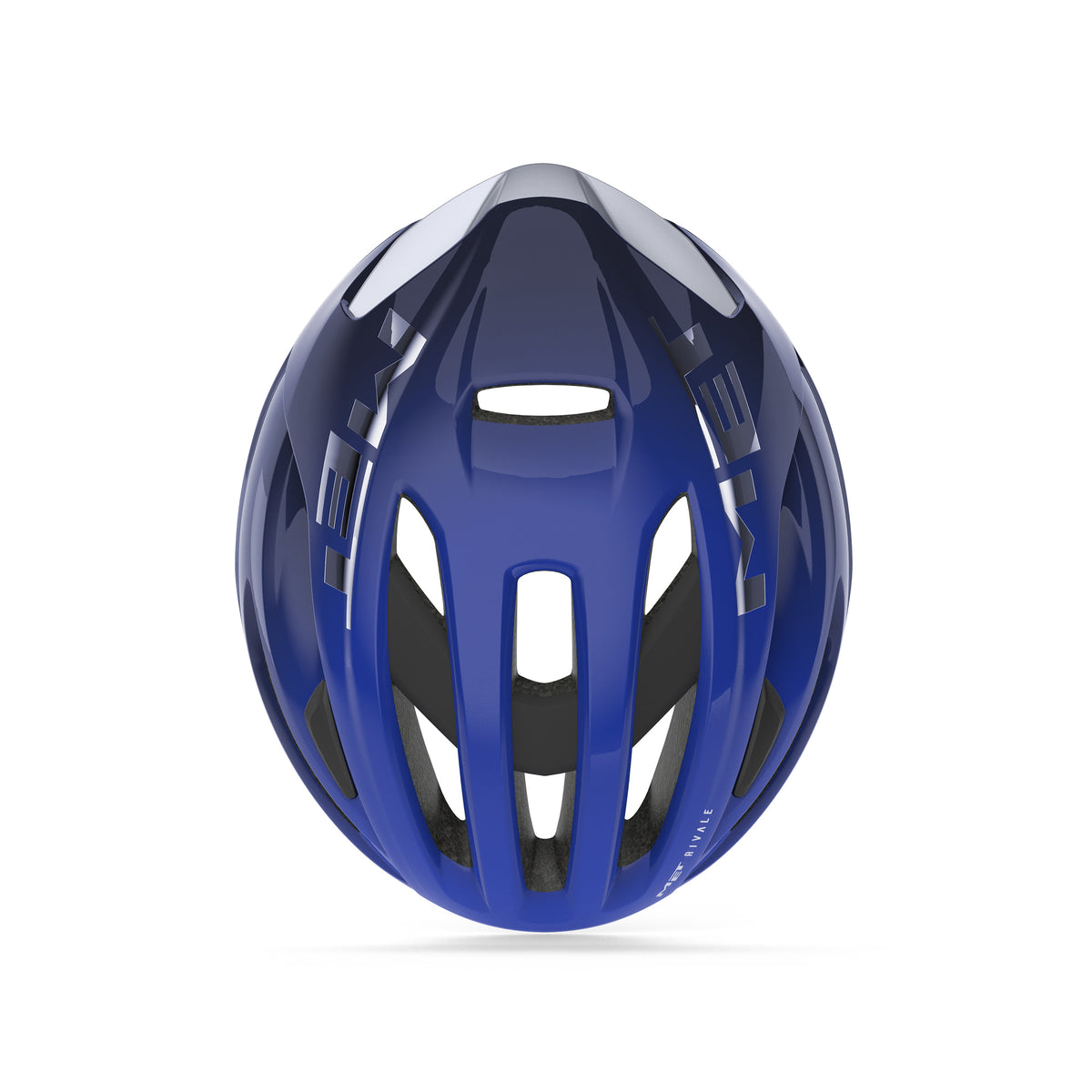 Casque Route MET RIVALE MIPS Bleu Luminous Brillant
