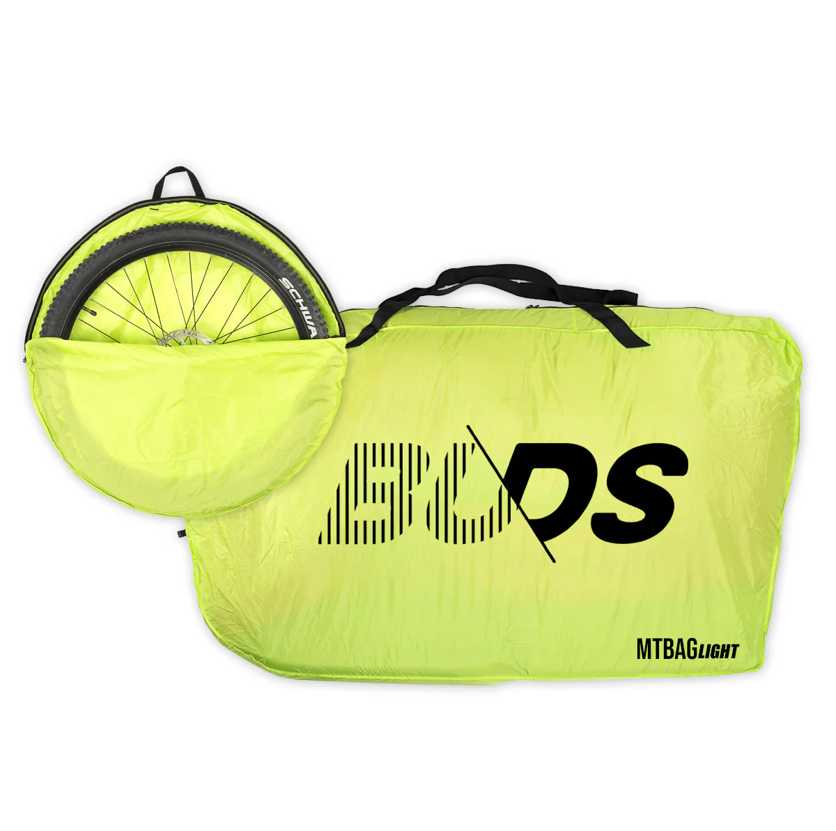 Housse de Vélo VTT BUDS MTBAG LIGHT Jaune