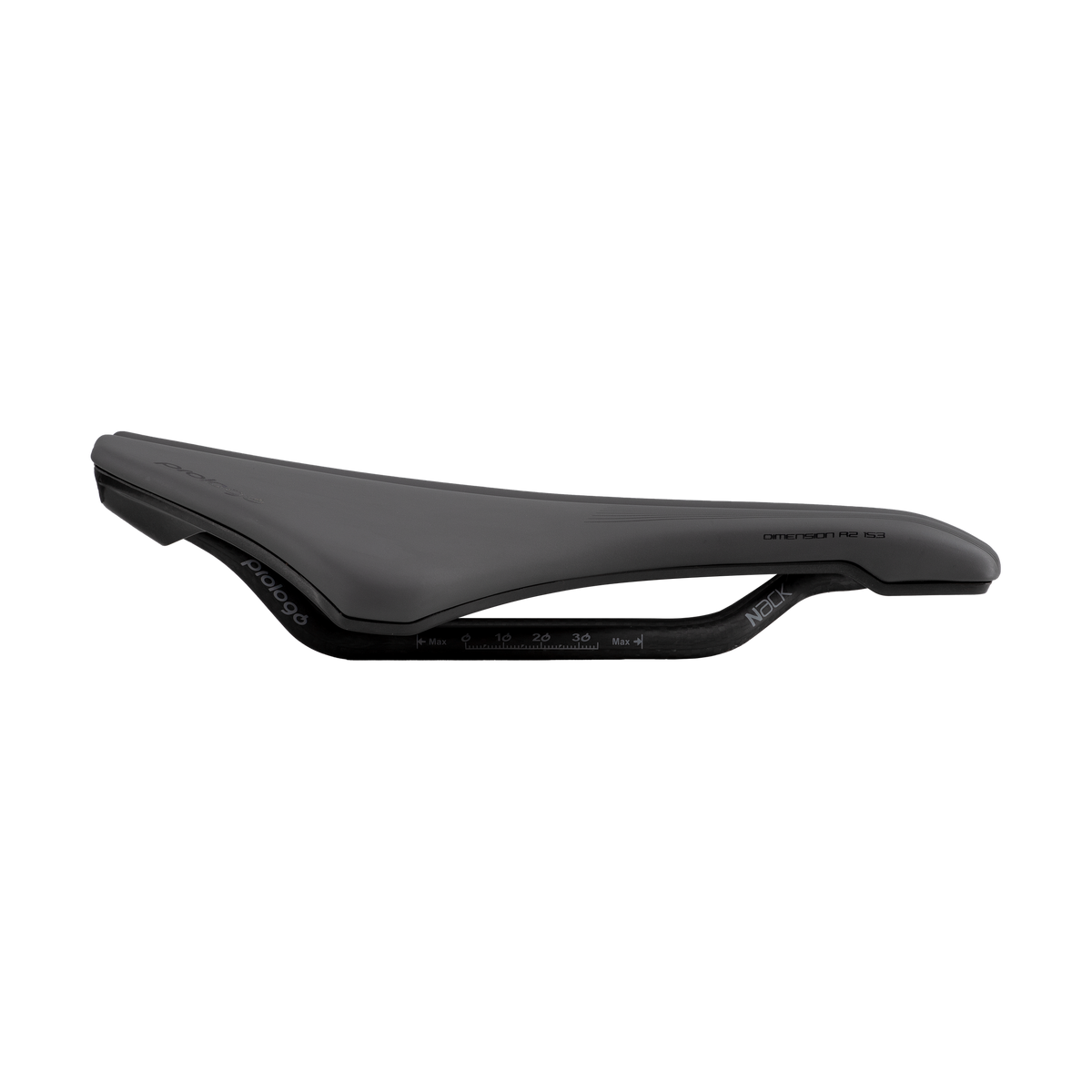 Selle PROLOGO DIMENSION R2 AGX 153mm Rails Nack Noir — vue complémentaire
