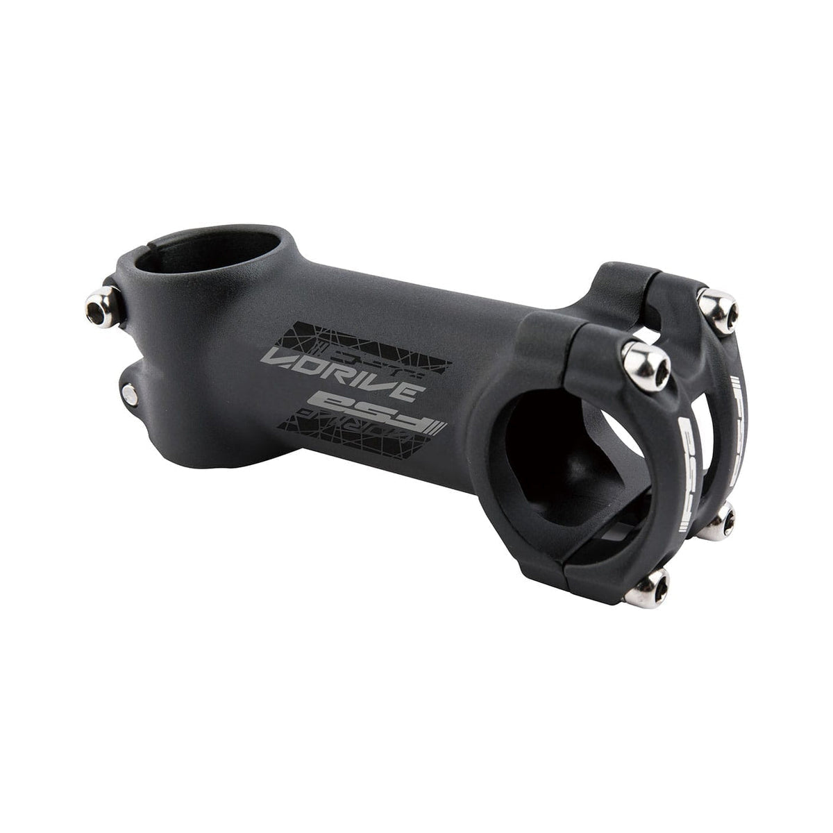 Potence FSA V-Drive Aluminium +/-6° Noir — vue principale sur fond blanc