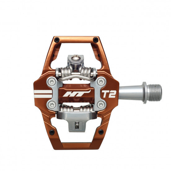 ht pedale orange Pédales HT COMPONENTS ENDURO T2 Bronze – Probikeshop