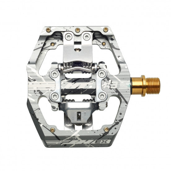Pédales HT COMPONENTS X3T Titane Gris Camo