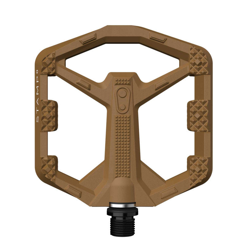 Pédales Plates CRANKBROTHERS STAMP 0 Small Marron