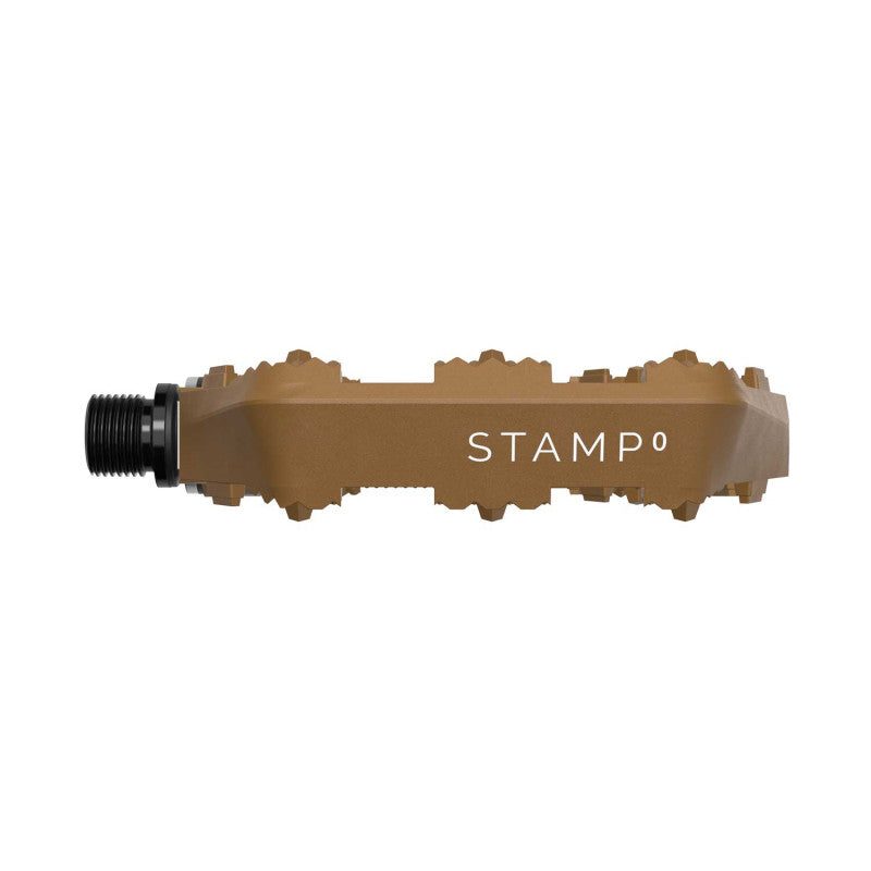 Pédales Plates CRANKBROTHERS STAMP 0 Small Marron