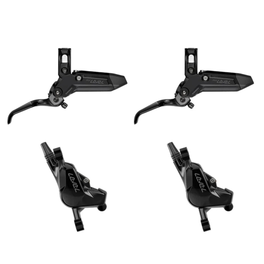 Paire de Freins SRAM LEVEL SILVER STEALTH 2 pistons Noir