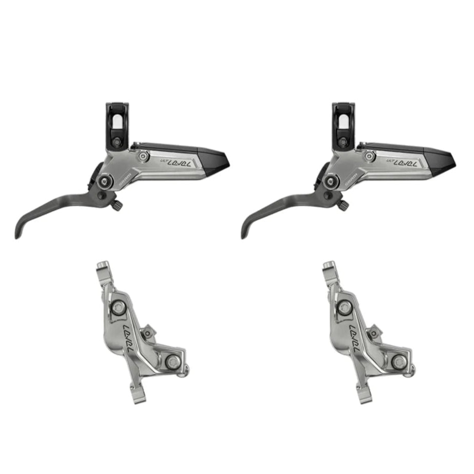 Paire de Freins SRAM LEVEL ULTIMATE STEALTH 4 pistons Argent