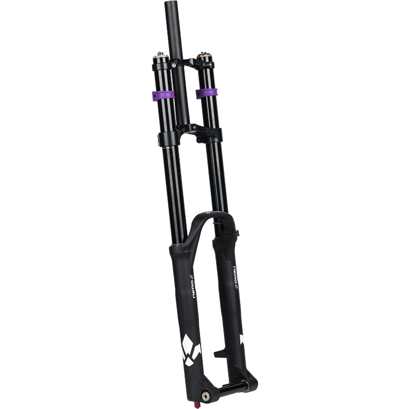 Fourche Carbone CKT Vélo Course – Aero Fuselée 1.5 Pouces – Noir – Rigide 9x100 Mm